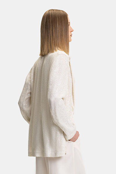 ECRU SHAWL COLLAR JACKET 3
