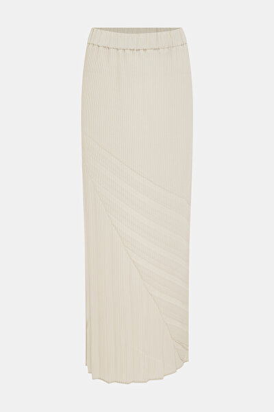 ECRU MIDI SKIRT 5