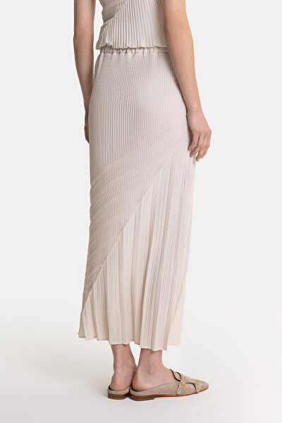 ECRU MIDI SKIRT 4