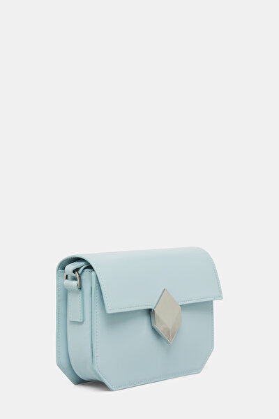 BLUE LEATHER BAG 4