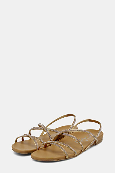 BEIGE LEATHER SANDALS 3