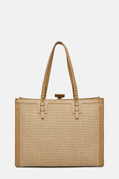 BEIGE LEATHER BAG 3