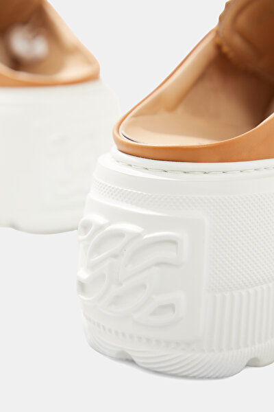 TAN LEATHER SLIPPER 5