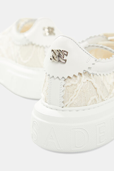 ECRU LEATHER SHOE 5