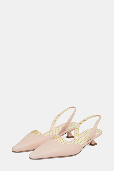 PINK LEATHER SHOE 3