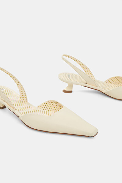 ECRU LEATHER SHOE 5