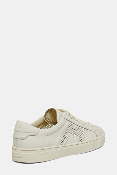 BEYAZ DERİ SNEAKER 4