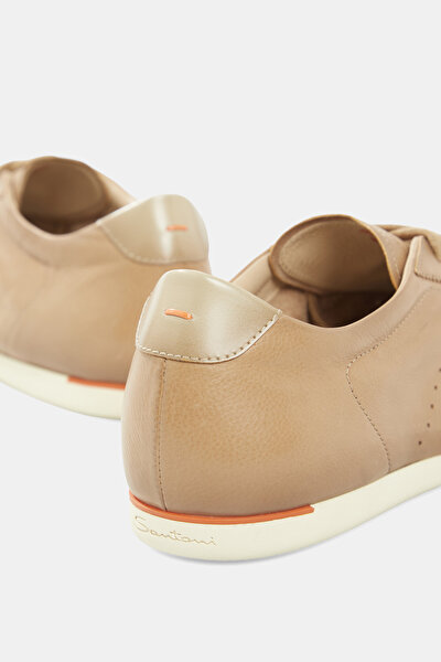 CAMEL LEATHER SHOE 5