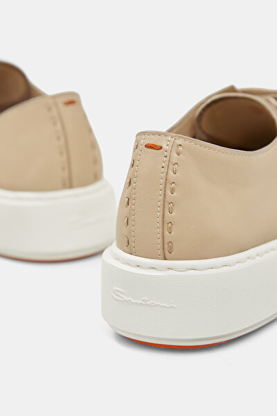 BLUE LEATHER SHOE 5