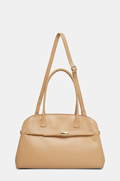 BEIGE LEATHER BAG 3
