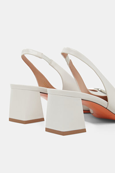 WHITE LEATHER SHOE 5
