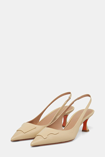 ECRU LEATHER SHOE 3