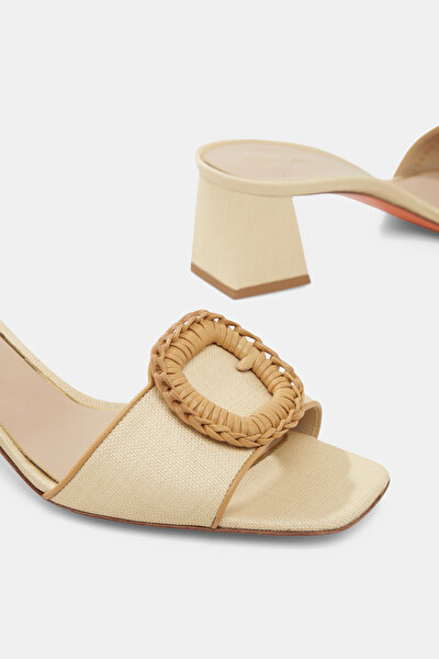 NATURAL LEATHER SLIPPER 5