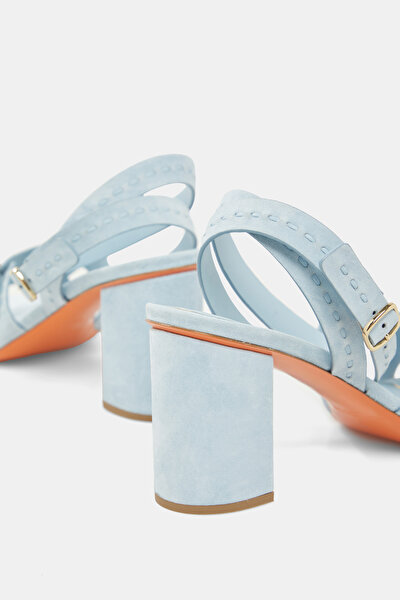 BLUE LEATHER SHOE 5