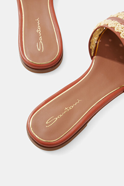NATURAL LEATHER SLIPPER 5
