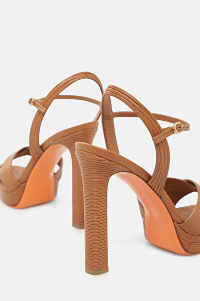 TAN LEATHER SHOE 5