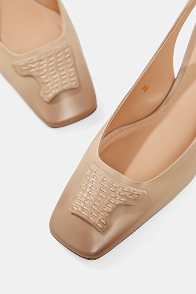 BEIGE LEATHER SHOE 4