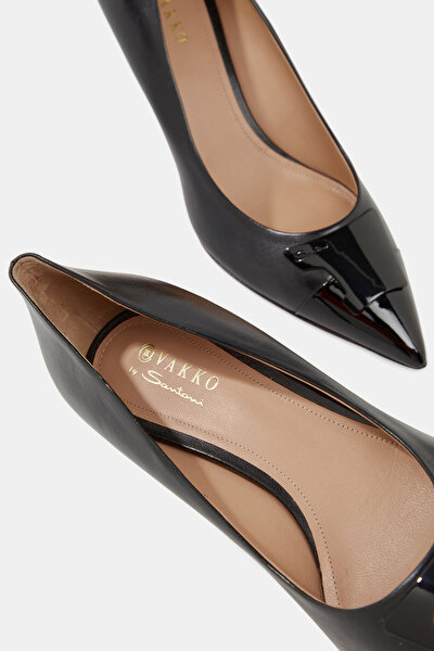 BLACK LEATHER SHOE 5