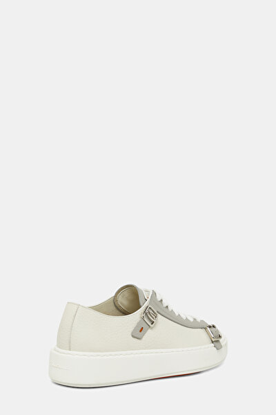 WHITE LEATHER SHOE 3