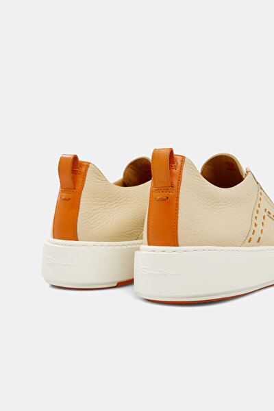 BEJ DERİ SNEAKER 5