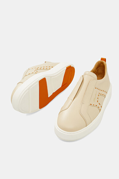 BEJ DERİ SNEAKER 8