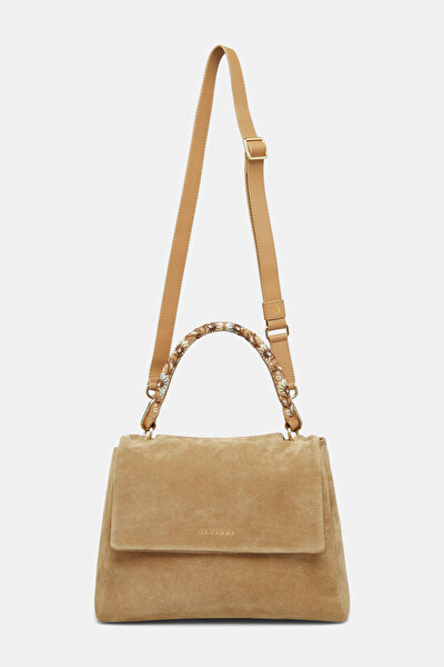 CAMEL LEATHER BAG 3