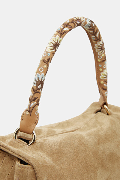 CAMEL LEATHER BAG 8
