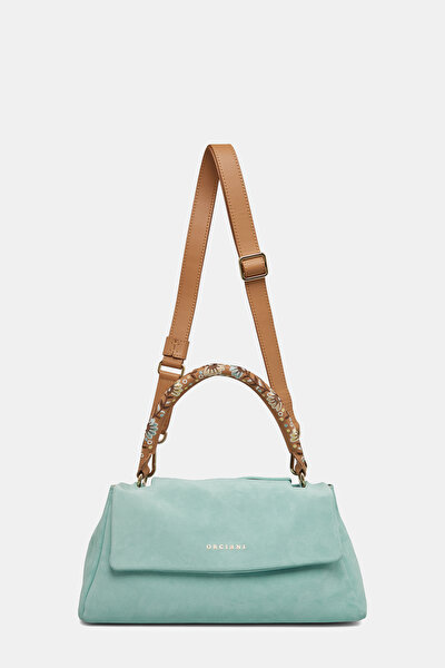 TURQUOISE LEATHER BAG 3