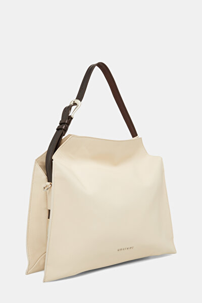 ECRU LEATHER BAG 3
