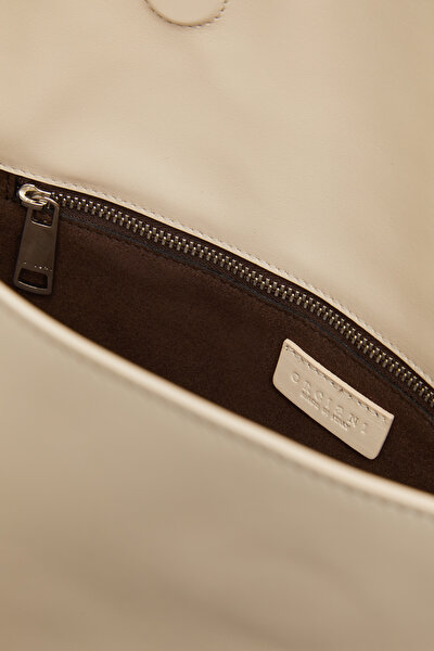 ECRU LEATHER BAG 8