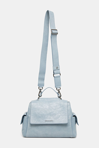 BLUE LEATHER BAG 3