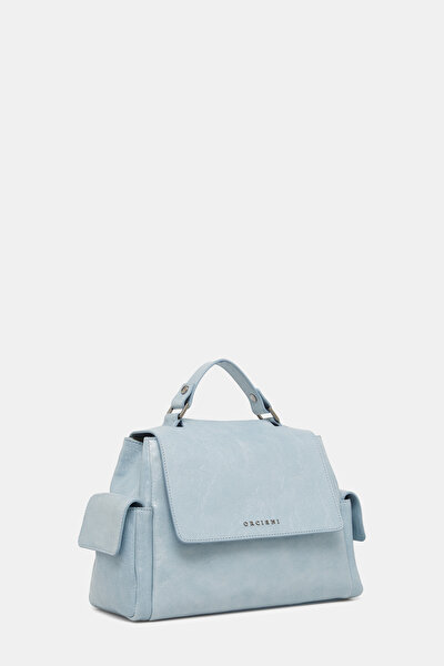 BLUE LEATHER BAG 4