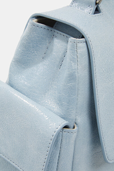 BLUE LEATHER BAG 8