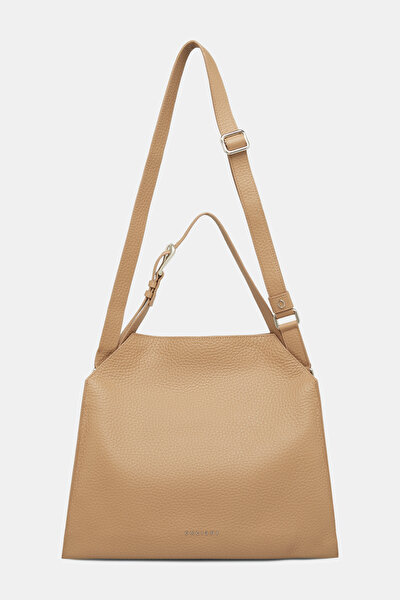CAMEL LEATHER BAG 3