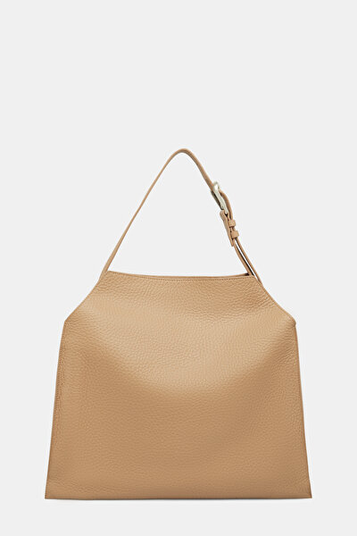 CAMEL LEATHER BAG 5