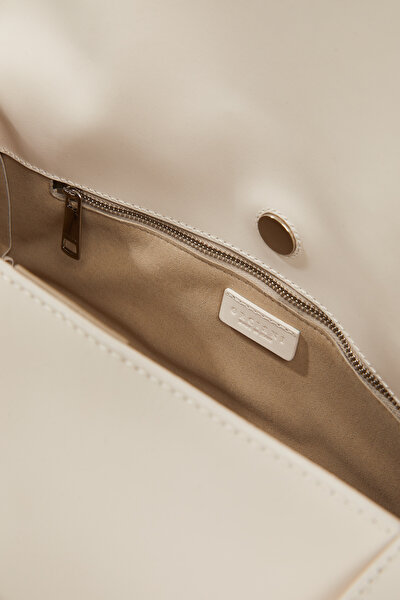 ECRU LEATHER BAG 8