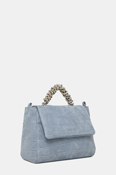 BLUE LEATHER BAG 3