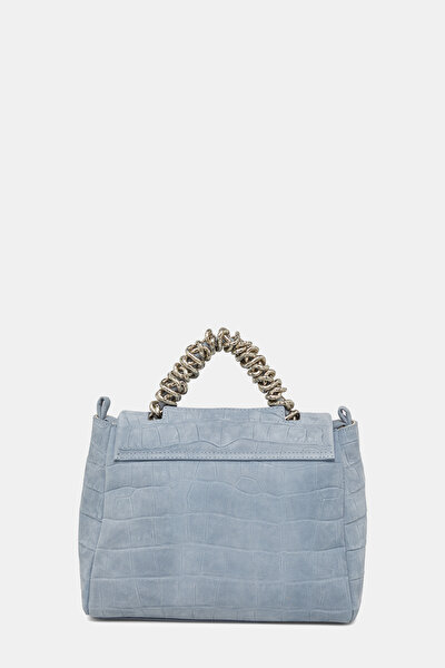 BLUE LEATHER BAG 4