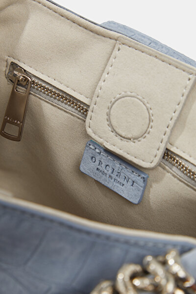 BLUE LEATHER BAG 8