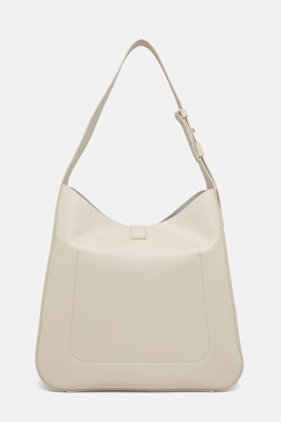 ECRU LEATHER BAG 3