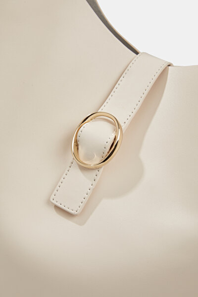 ECRU LEATHER BAG 5