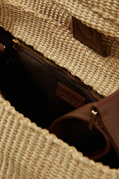 NATURAL RAFFIA BAG 8