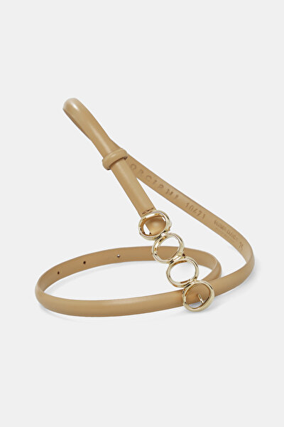 BEIGE LEATHER BELT 3