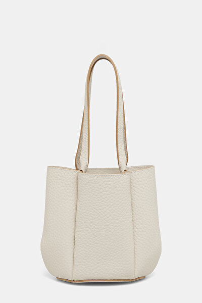 ECRU LEATHER BAG 3