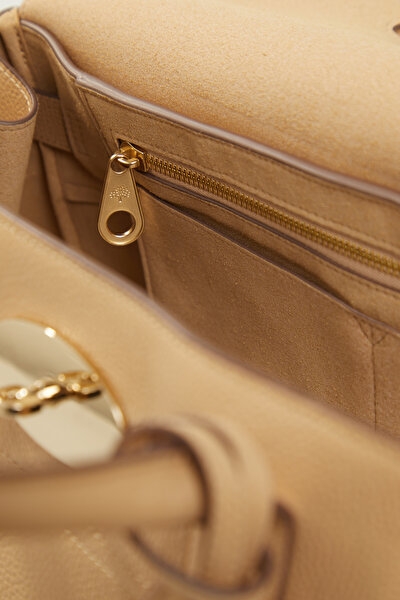 ECRU LEATHER BAG 5