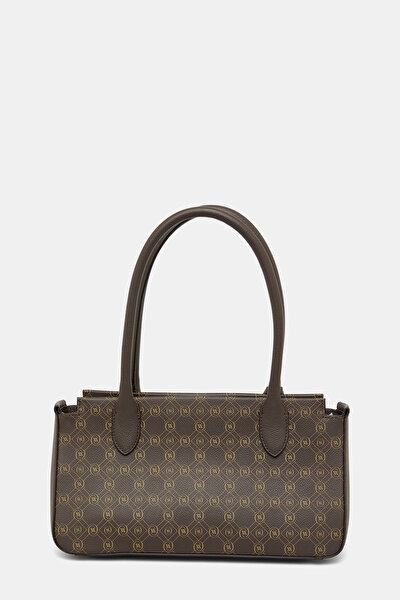 KAHVE MONOGRAM DERİ ÇANTA 3