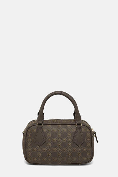 KAHVE MONOGRAM DERİ ÇANTA 4