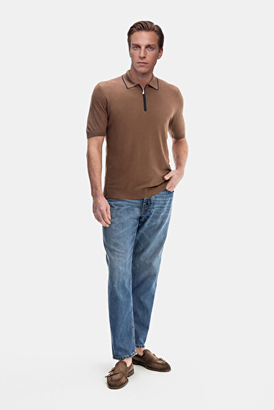 ORANGE POLO NECK SHORT SLEEVE TSHIRT 3