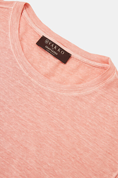 LIGHT PINK BICYCLE COLLAR SHORT SLEEVE TSHIRT 8
