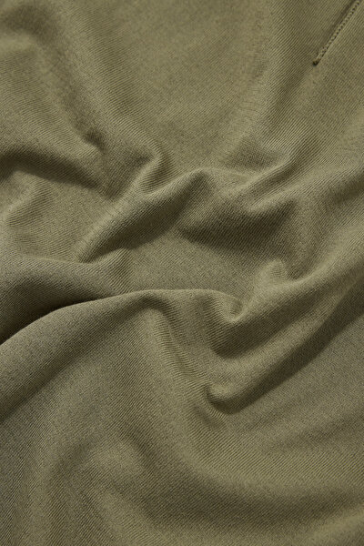 DARK GREEN POLO NECK SHORT SLEEVE TSHIRT 4